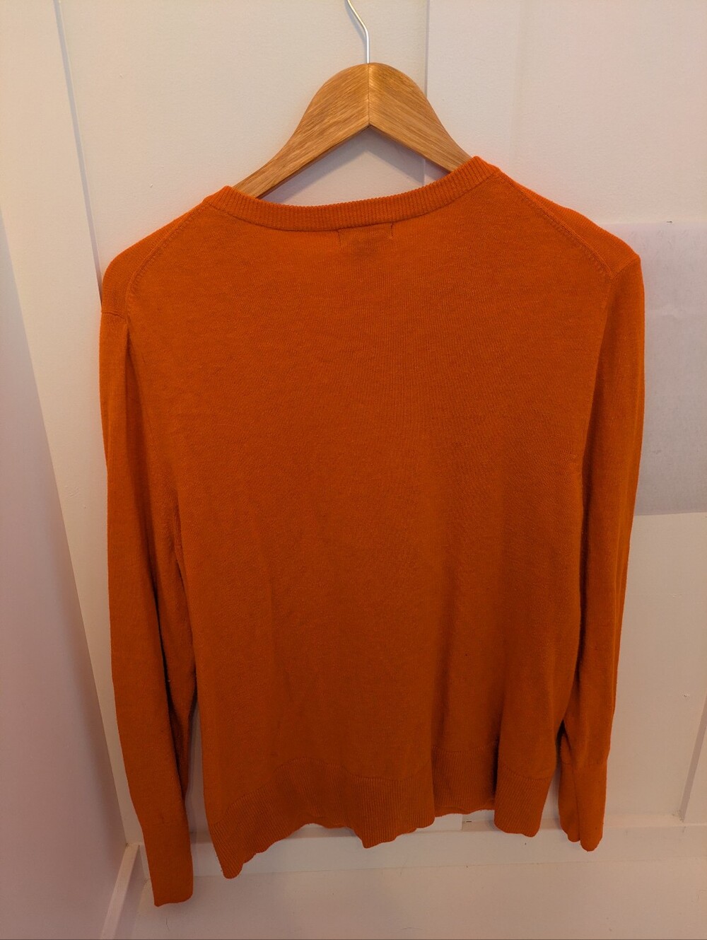 Eddie Bauer Orange Button Cardigan - Picture 5 of 5